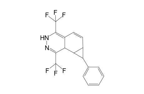 1-(exo)-phenyl-4,7-bis(trifluoromethyl)-1a,5,7a,7b-tetrahydro-1H-cyclopropa[f]phthalazine