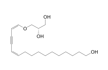 (2S)-3-[(1Z,5Z)-16-hydroxyhexadeca-1,5-dien-3-ynoxy]propane-1,2-diol