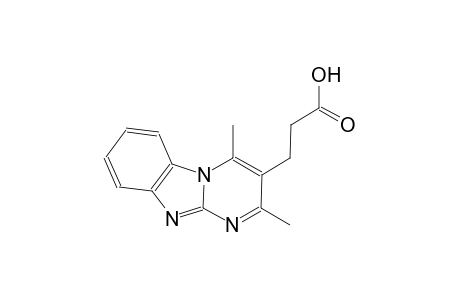 pyrimido[1,2-a]benzimidazole-3-propanoic acid, 2,4-dimethyl-