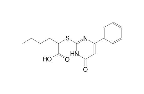 hexanoic acid, 2-[(1,6-dihydro-6-oxo-4-phenyl-2-pyrimidinyl)thio]-
