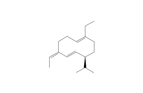 (8S)-1-ethyl-5-ethylidene-8-isopropyl-cyclodeca-1,6-diene