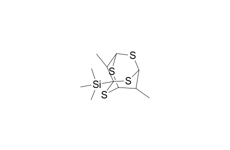 Silane, (9,10-dimethyl-2,4,6,8-tetrathiatricyclo[3.3.1.1(3,7)]dec-1-yl)trimethyl-