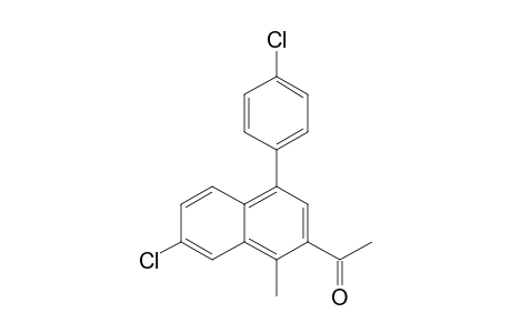 2-Acetyl-4-(4-chlorophenyl)-7-chloronaphthalene