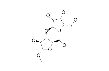 METHYL_ALPHA-D-LYXOFURANOSYL-(1->3)-ALPHA-D-ARABINOFURANOSIDE