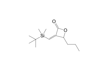 (Z)-3-[(tert-Butyldimethylsilyl)-methylene]-4-propyl-oxetan-2-one
