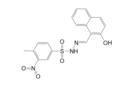 N'-[(2-hydroxy-1-naphthyl)methylidene]-4-methyl-3-nitrobenzenesulfonohydrazide