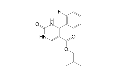 Isobutyl 4-(2-fluorophenyl)-6-methyl-2-oxo-1,2,3,4-tetrahydro-5-pyrimidinecarboxylate