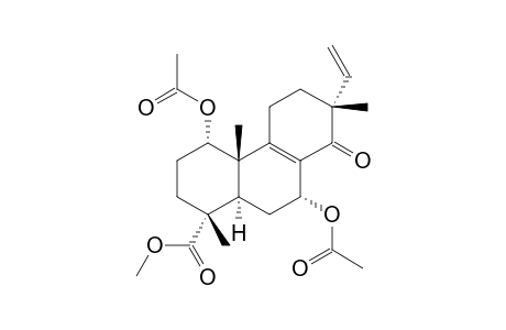 Methyl 1.alpha.,7.alpha.-diacetoxy-14-oxo-8,15-isopimaradien-18-oate