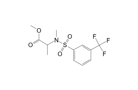 2-(3-Trifluoromethylbenzenesulfonylamino)propionic acid, N-methyl-, methyl ester