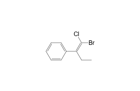 (E)-1-Bromo-1-chloro-2-phenyl-1-butene