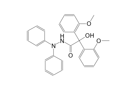 benzeneacetic acid, alpha-hydroxy-2-methoxy-alpha-(2-methoxyphenyl)-,2,2-diphenylhydrazide