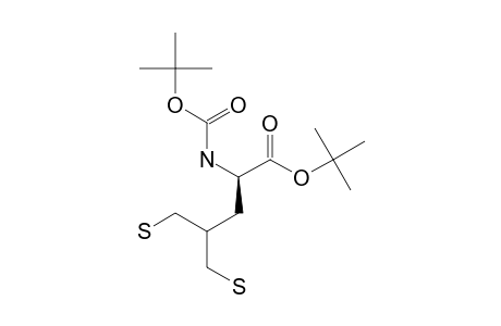 (S)-N-BOC-5,5'-DIMERCAPTOLEUCINE-TERT.-BUTYLESTER