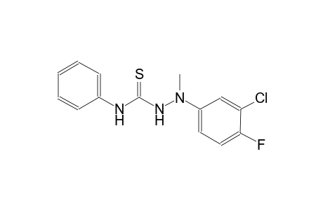 2-(3-chloro-4-fluorophenyl)-2-methyl-N-phenylhydrazinecarbothioamide