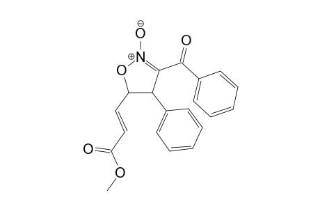 Methyl (3'-benzoyl-4'-phenyl-4',5'-dihydroisoxazol-5'-yl)-prop-2-enoate-N-Oxide