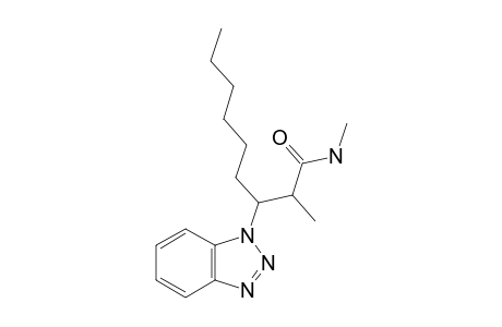 3-(benzotriazol-1-yl)-N,2-dimethyl-pelargonamide