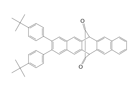 2,3-Di(4-tert-butylphenyl)-6,13-dihydro-6.13-theno-pentacene-15,16-dione
