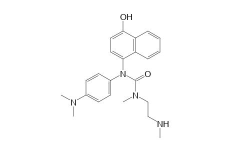 Urea, N-[4-(dimethylamino)phenyl]-N-(4-hydroxy-1-naphthalenyl)-N'-methyl-N'-[2-(methylamino)ethyl]-