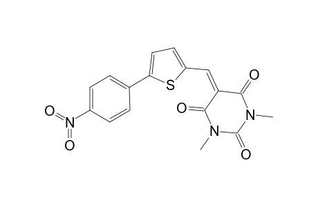 1,3-Dimethyl-5-[[5-(4-nitrophenyl)-2-thienyl]methylene]barbituric acid