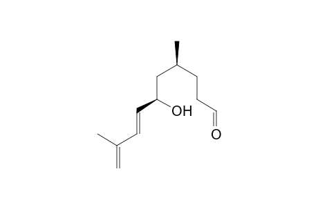 (4S,6R,E)-6-hydroxy-4,9-dimethyldeca-7,9-dienal