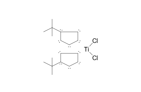 Titanium, dichlorobis[(1,2,3,4,5-.eta.)-1-(1,1-dimethylethyl)-2,4-cyclopentadien-1-yl]-