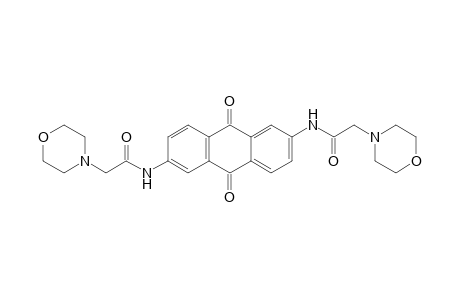 2-(4-morpholinyl)-N-[6-[[2-(4-morpholinyl)-1-oxoethyl]amino]-9,10-dioxo-2-anthracenyl]acetamide