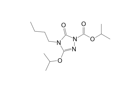 1'-Methylethyl 4,5-dihydro-3-(1"-methylethoxy)-5-oxo-4-butyl-1H-1,2,4-triazole-1-carboxylate