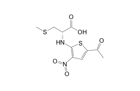 (2S)-2-[(5-Acetyl-3-nitro-2-thienyl)amino]-3-(methylsulfanyl)propionic acid