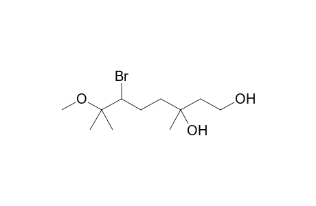 6-Bromo-3,7-dimethyl-7-methoxyoctane-1,3-diol