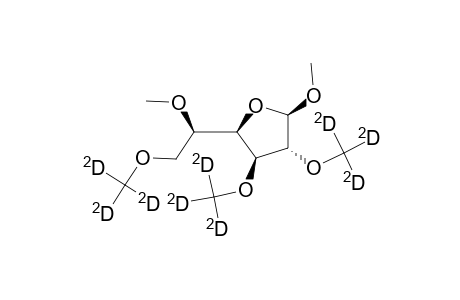 Methyl 5-O-methyl-2,3,6-tri-O-trideuteriomethyl-.beta.-D-glucofuranoside