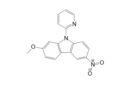 2-Methoxy-6-nitro-9-(pyridin-2-yl)-9H-carbazole