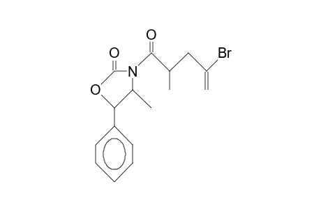 3-(4-Bromo-2S-methyl-1-oxo-4-pentenyl)-4R-methyl-5R-phenyl-2-oxazolidinone