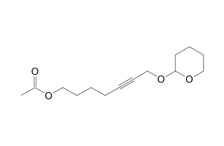 5-Heptyn-1-ol, 7-[(tetrahydro-2H-pyran-2-yl)oxy]-, acetate