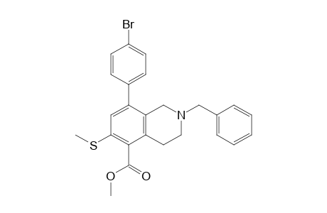 2-Benzyl-8-(4-bromophenyl)-6-(methylthio)-3,4-dihydro-1H-isoquinoline-5-carboxylic acid methyl ester