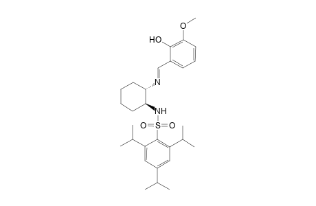 (1S,2S)-1-[N-(2,4,6-Triisopropylphenylsulfonyl)amino]-2-[N-(2-hydroxy-3-methoxybenzylidene)amino]cyclohexane