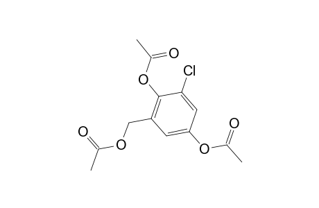 1,4-Benzenediol, 2-[(acetyloxy)methyl]-6-chloro-, diacetate