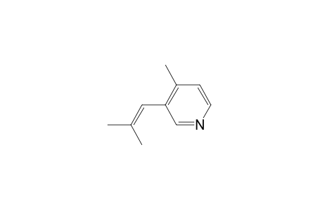 4-Methyl-3-(2-methylprop-1-enyl)pyridine