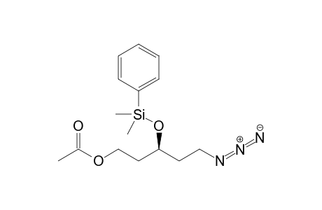 (S)-[5-Azido-3-(dimethylphenylsiloxy)pentan-1-yl] acetate