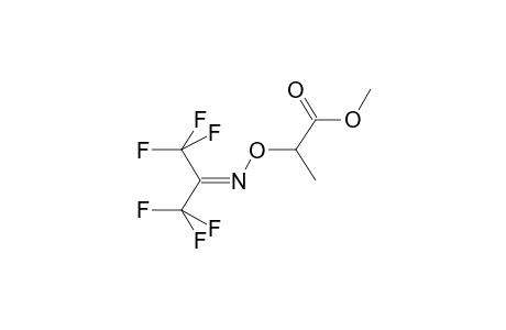 HEXAFLUOROACETONE, O-(1-METHOXYCARBONYLETHYL)OXIME