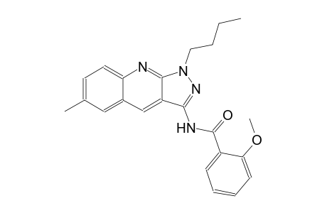 N-(1-butyl-6-methyl-1H-pyrazolo[3,4-b]quinolin-3-yl)-2-methoxybenzamide