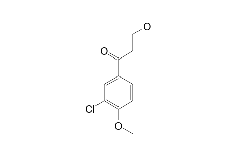 1-(3'-CHLORO-4'-METHOXYPHENYL)-3-HYDROXY-1-PROPANONE