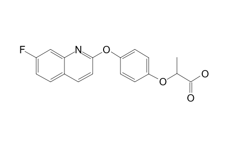 2-[4-[(7-Fluoro-2-quinolinyl)oxy]phenoxy]propionic acid