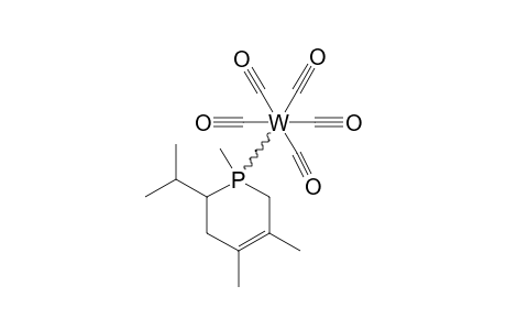(2-ISOPROPYL-1,4,5-TRIMETHYL-1,2,3,6-TETRAHYDROPHOSPHININE)-PENTACARBONYLTUNGSTEN;MAJOR-ISOMER