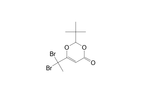 2-t-Butyl-6-(1,1-dibromoethyl)-[1,3]dioxin-4-one