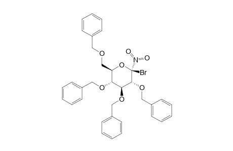 .alpha.-D-Glucopyranosyl bromide, 1-C-nitro-2,3,4,6-tetrakis-O-(phenylmethyl)-