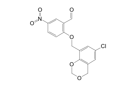 2-[(6-Chloro-4H-1,3-benzodioxin-8-yl)methoxy]-5-nitrobenzaldehyde