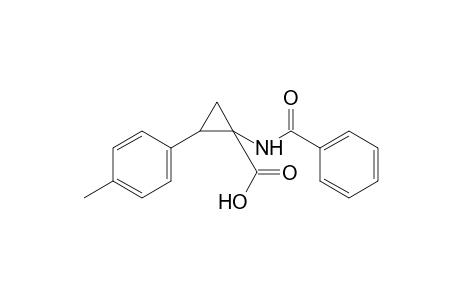 1-benzamido-2-p-tolycyclopropanecarboxylic acid