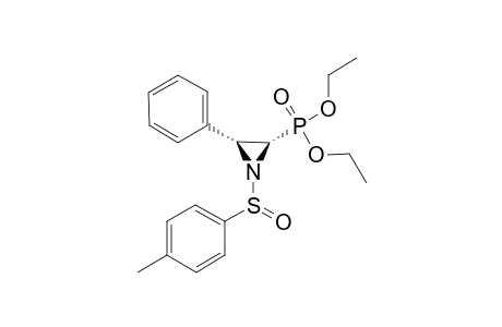 DIETHYL-[S-(S),2S,3R]-(-)-N-(PARA-TOLUENESULFINYL)-3-PHENYLAZIRIDINE-2-PHOSPHONATE