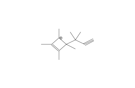 4-(1,1-DIMETHYL-2-PROPYNYL)-1,2,3,4-TETRAMETHYLCYCLOBUTENYL CATION