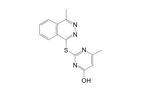 6-Methyl-2-[(4-methyl-1-phthalazinyl)sulfanyl]-4-pyrimidinol