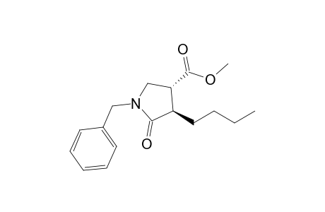(3R,4R)-1-benzyl-4-butyl-5-keto-pyrrolidine-3-carboxylic acid methyl ester